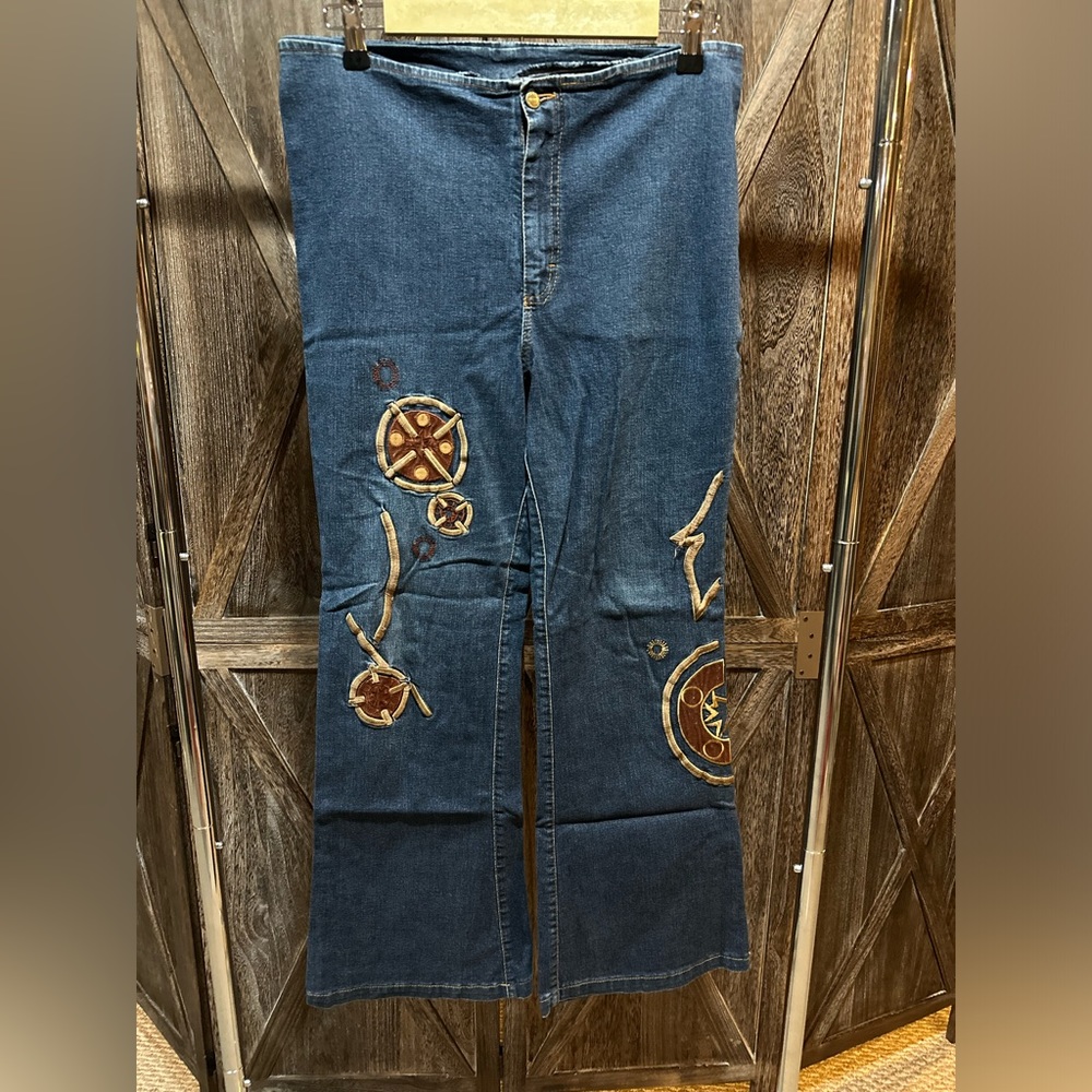 haddad flower jeans